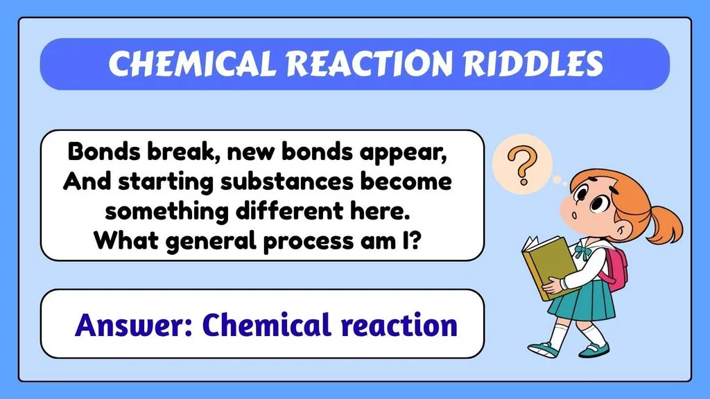 Chemical Reaction Riddles