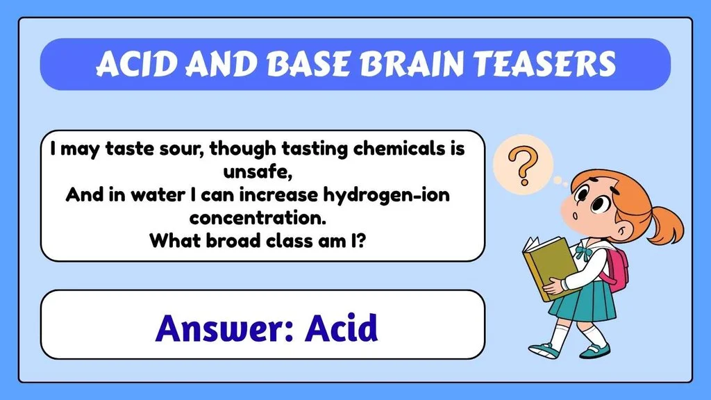 Acid and Base Brain Teasers