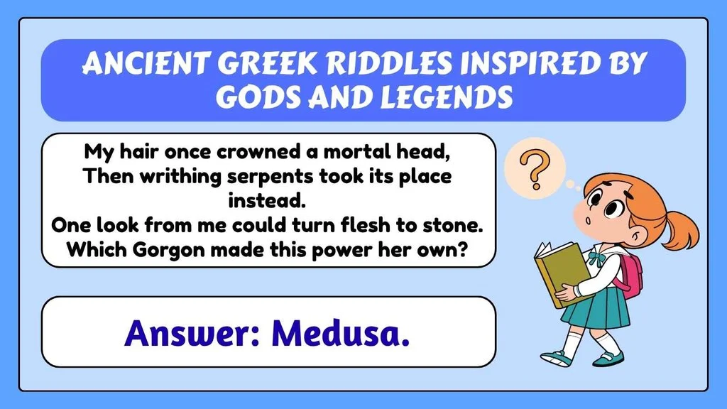 Ancient Greek Riddles Inspired by Gods and Legends