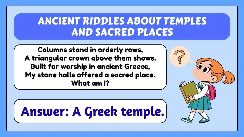 Ancient Riddles About Temples and Sacred Places