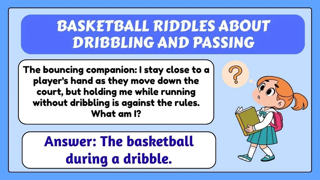 Basketball Riddles About Dribbling and Passing