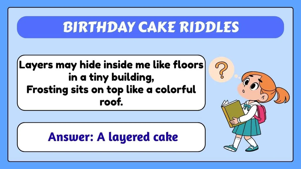 Birthday Cake Riddles