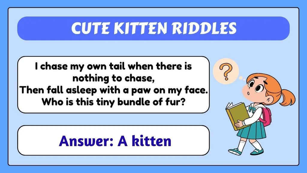Cute Kitten Riddles