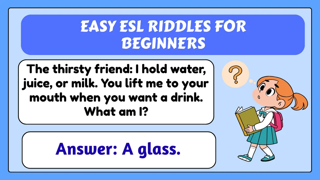 Easy ESL Riddles for Beginners