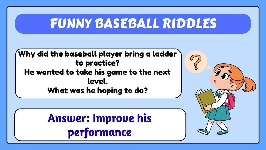 Funny Baseball Riddles