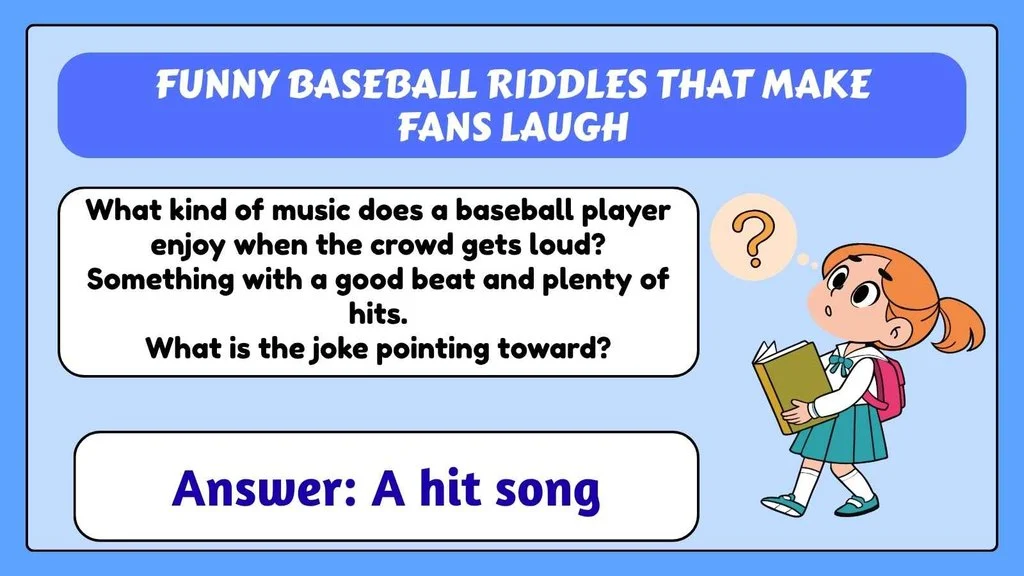 Funny Baseball Riddles That Make Fans Laugh