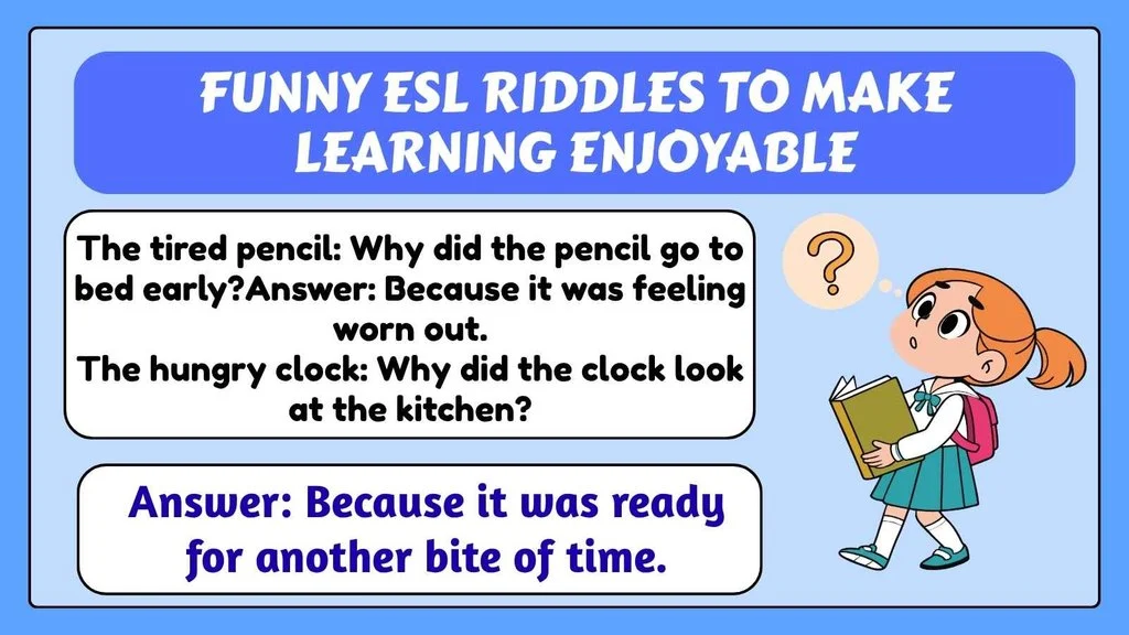 Funny ESL Riddles to Make Learning Enjoyable