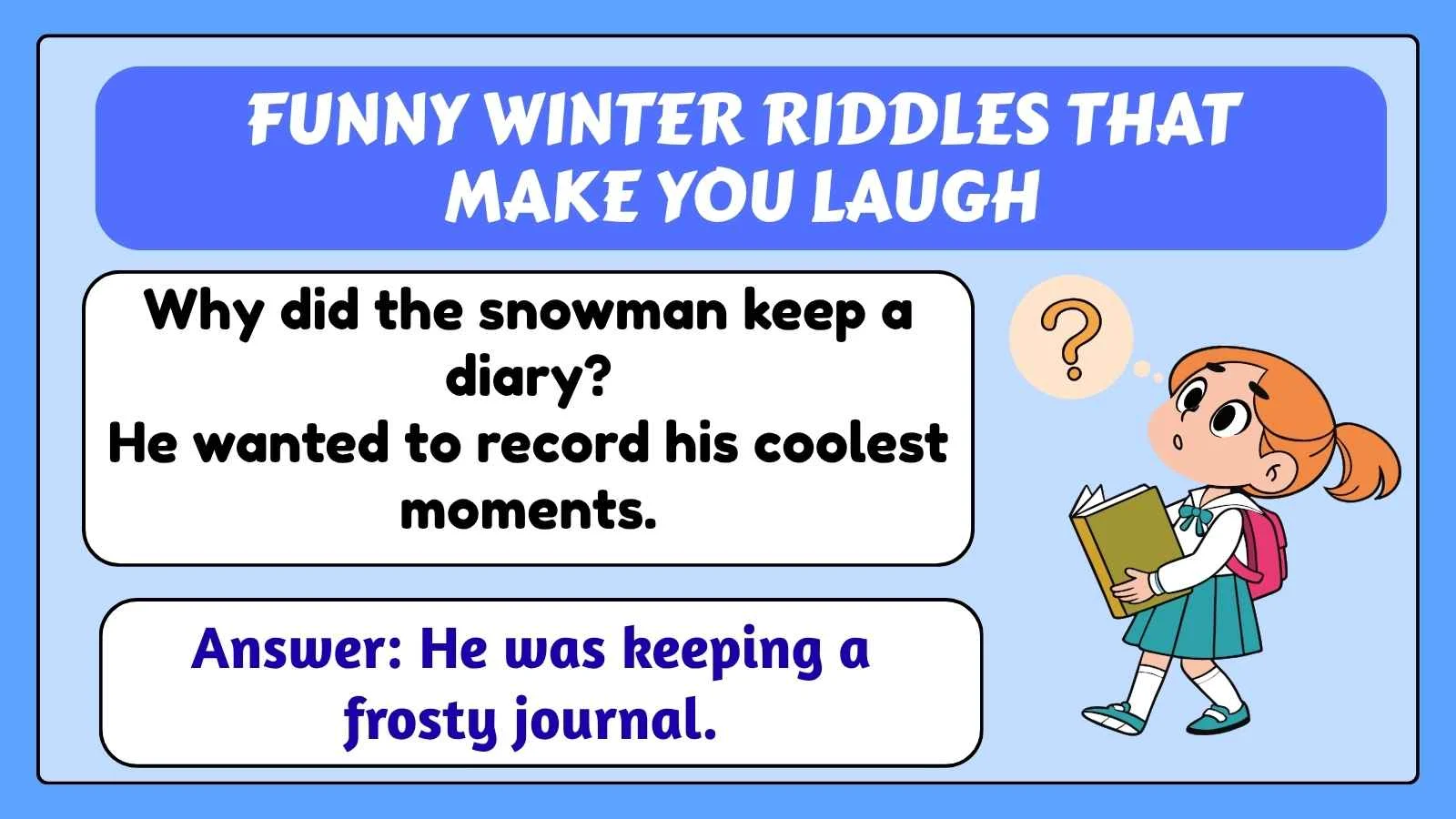 Funny Winter Riddles That Make You Laugh