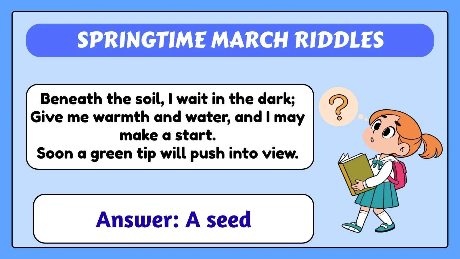 Springtime March Riddles
