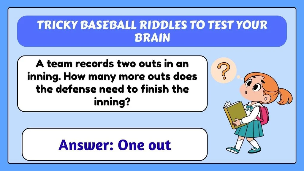 Tricky Baseball Riddles to Test Your Brain