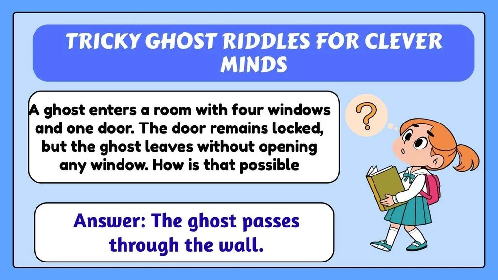 Tricky Ghost Riddles for Clever Minds